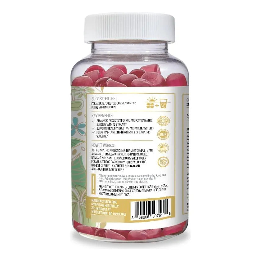 Probiótico Bariátrico 20 Mil Millones UFC Gomitas Sabor Fresa Apoyo Inmunidad Intestinal