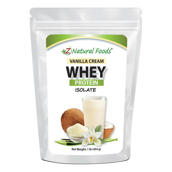 Crema De Vainilla Con Proteína De Suero Aislada Natural Sin Gluten Sin Azúcar