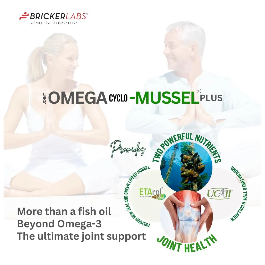 Omega Cyclo Mejillon Plus UC II Suplemento Articular Con Colageno Tipo II