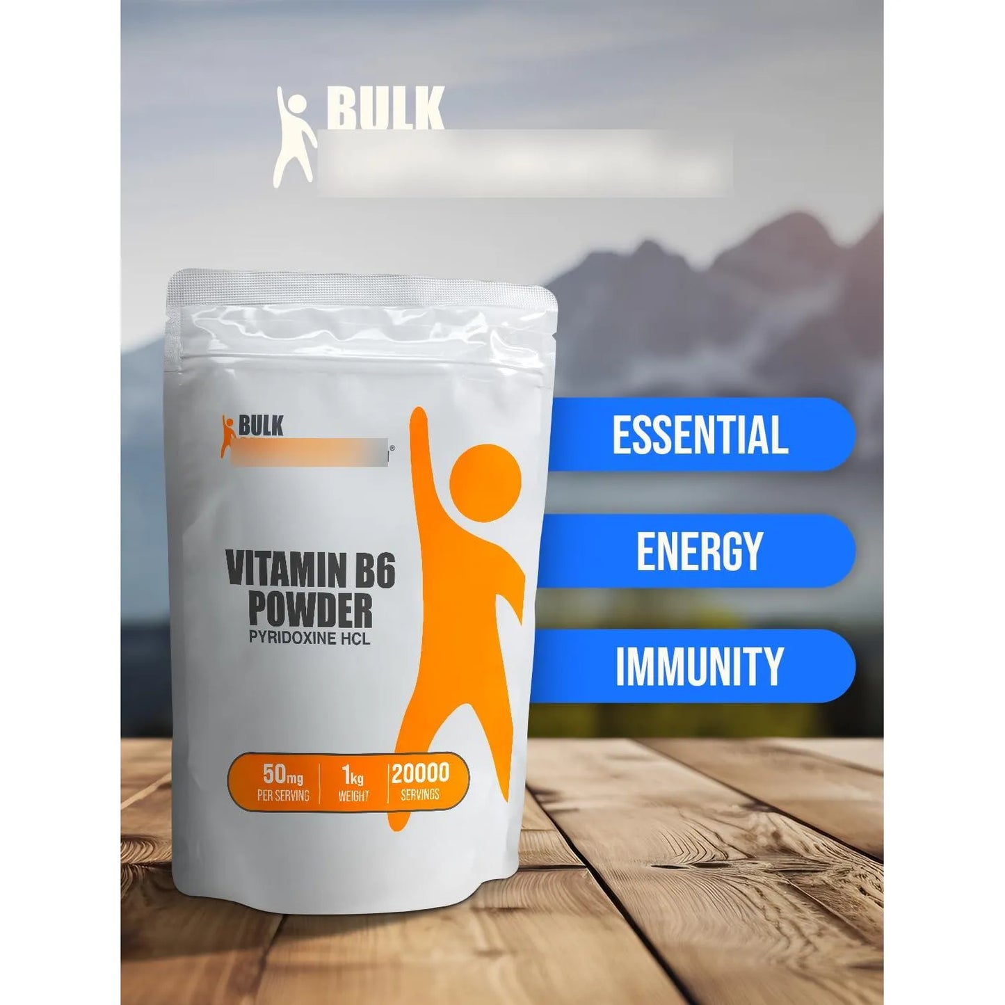Vitamina B6 En Polvo 50 Mg Piridoxina Hcl Apoyo Inmunológico Y Energía
