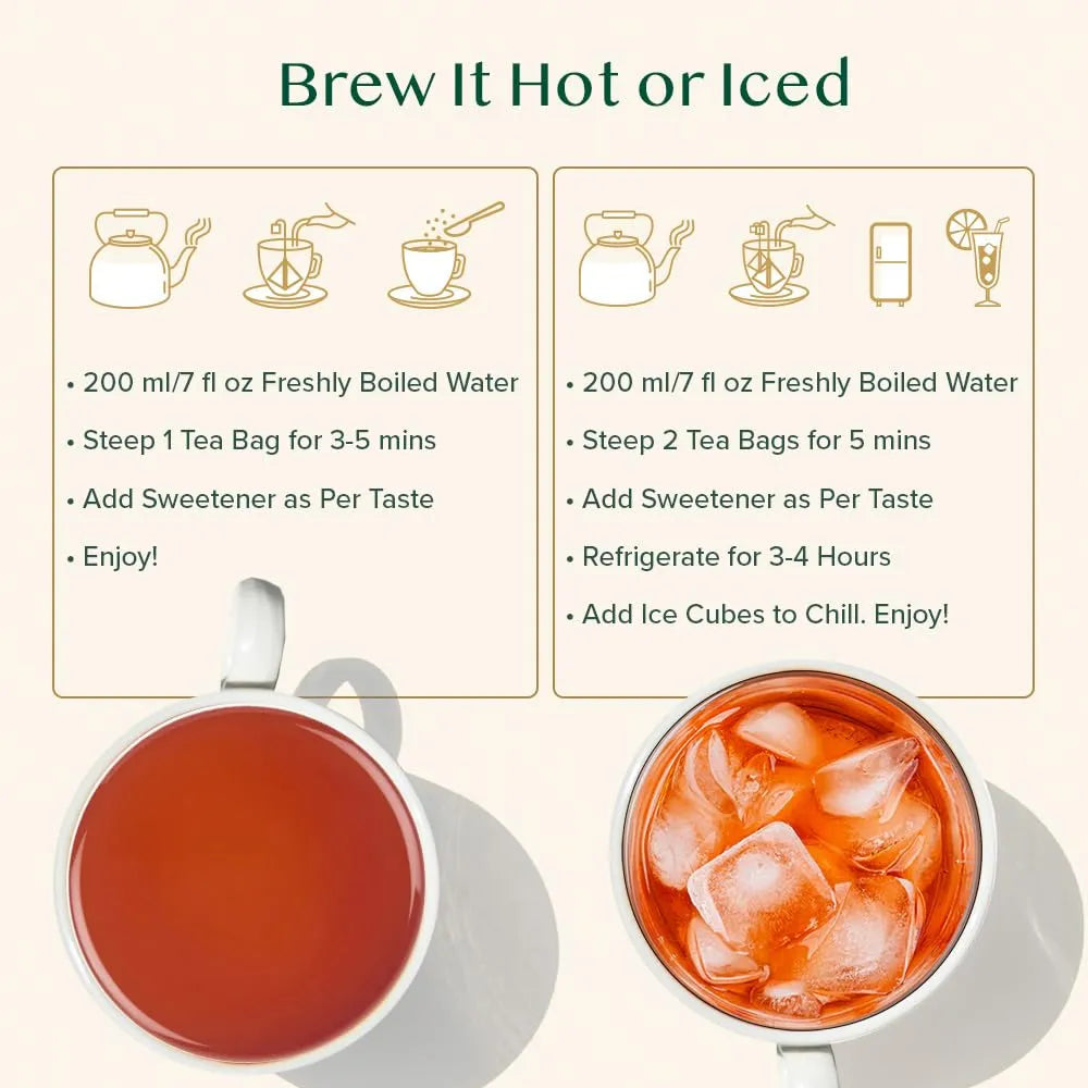 Té Chai Masala Con Especias Y Vainilla 100 Bolsitas Mezcla Premium