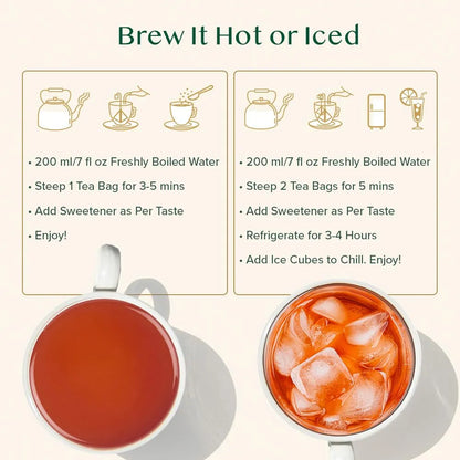 Té Chai Masala Con Especias Y Vainilla 100 Bolsitas Mezcla Premium