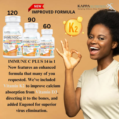 Fórmula 14 En 1 Para El Sistema Inmunológico Con Quercetina Vitamina C Zinc Y Más