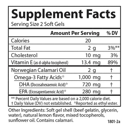 Omega 3 Carlson EcoSmart 90 Cápsulas Sostenible Corazón Cerebro
