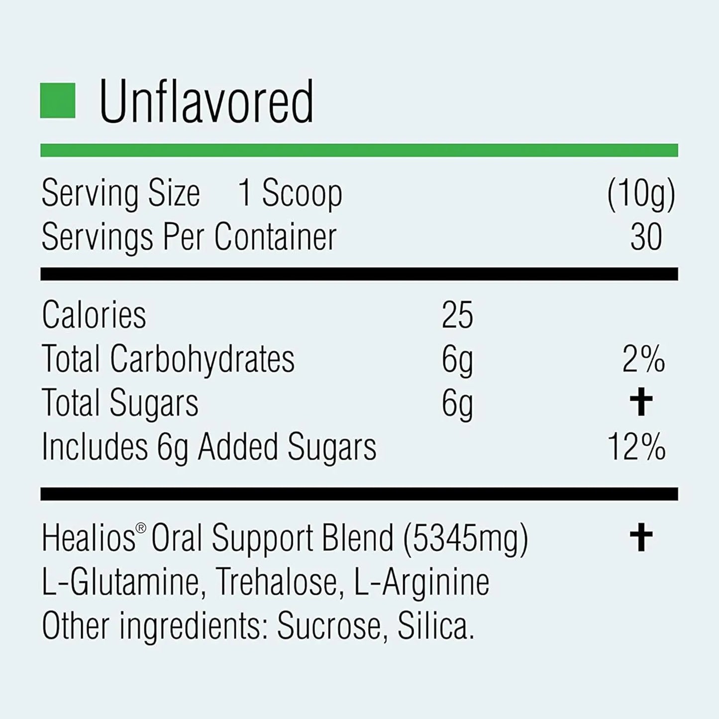 Healios Polvo Natural L Glutamina Trehalosa L Arginina 310g Salud Bucal Digestiva