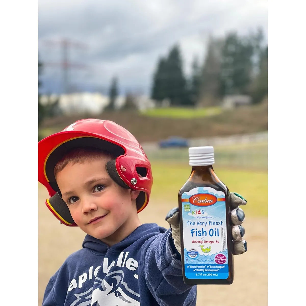 Aceite De Pescado Infantil Carlson Omega 3 Líquido 200 Ml Bayas Mixtas - Imagen 3