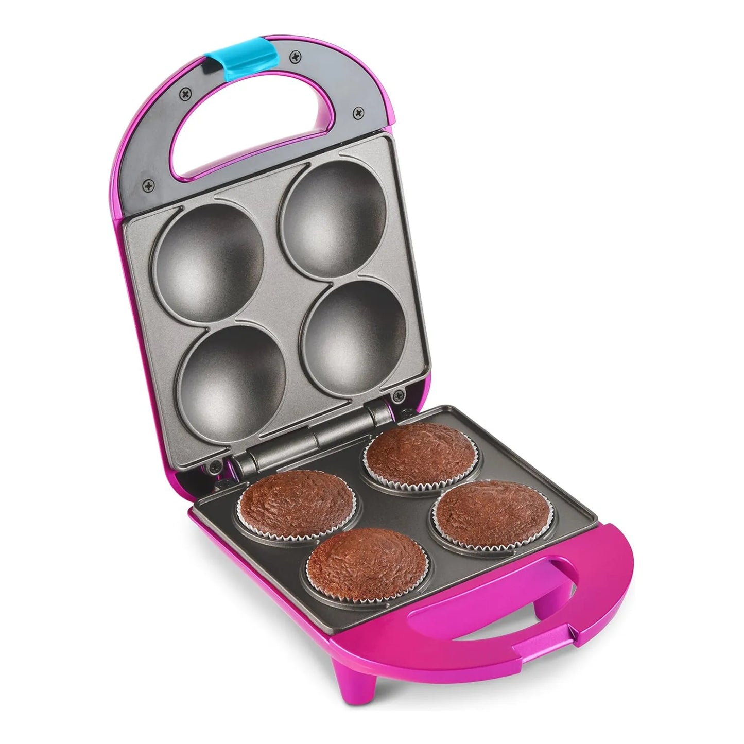 Molde Para Cupcake Disney Minnie Mouse Rosa Hornea 4 Cupcakes Incluye Forros