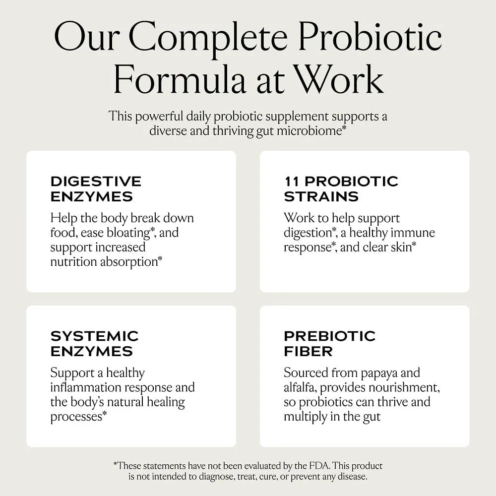 Probiótico Completo 180 Cápsulas Salud Digestiva E Intestinal