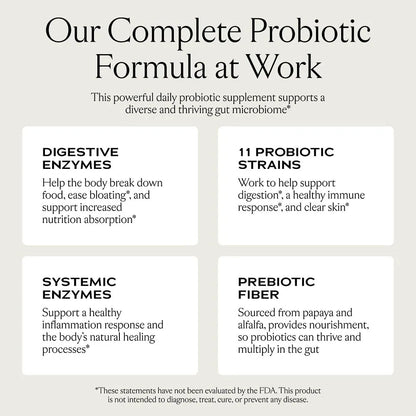 Probiótico Completo 180 Cápsulas Salud Digestiva E Intestinal