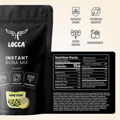 Té De Leche En Polvo Con Miel Locca Honeydew Mezcla Instantánea Sabor Melaza