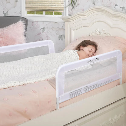 Protector Cama Doble Ajustable Malla Transpirable Seguridad Infantil