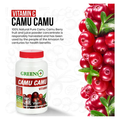 Vitamina C Natural En Polvo Camu Camu Antioxidantes 400 Mg Pura Y Potente