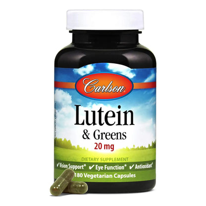 Luteina Y Verduras 20 Mg 180 Capsulas Soporte Vision Antioxidante