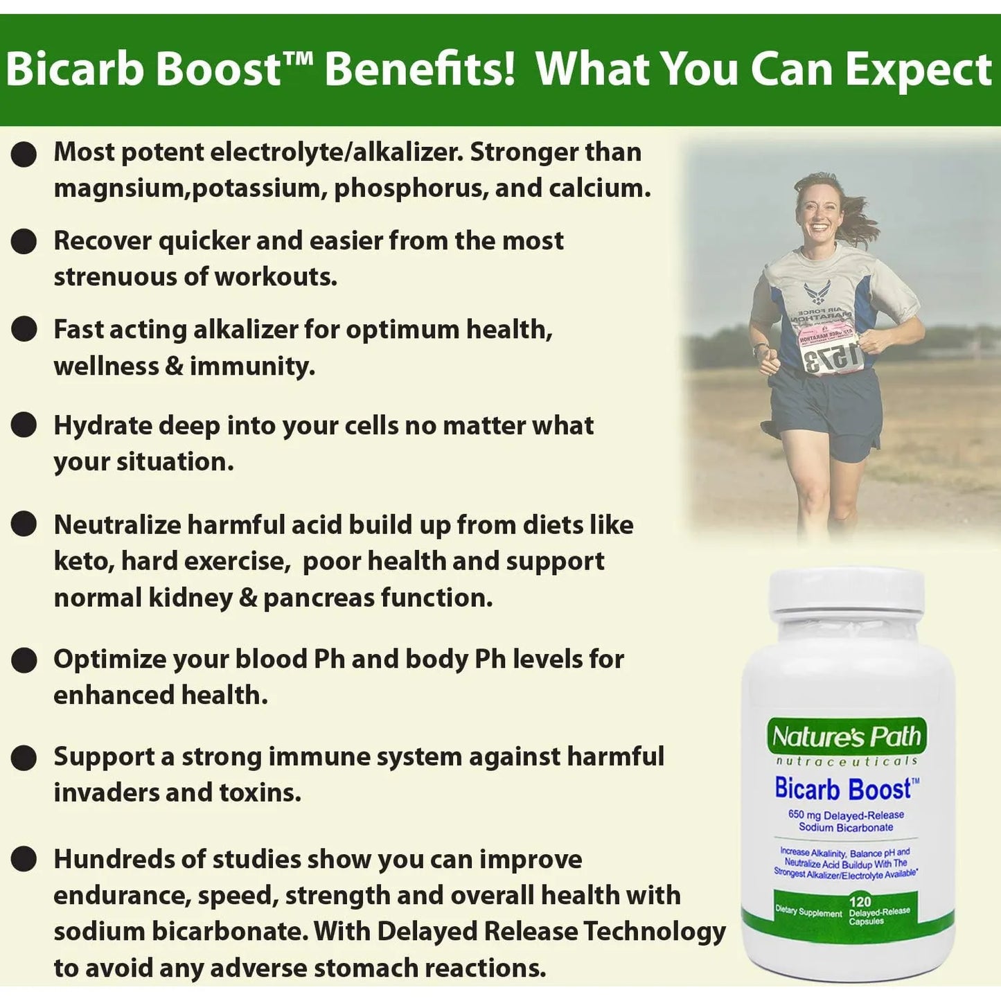 Tabletas De Bicarbonato De Sodio 650 Mg Electrolitos Hidratacion Alcalinizante