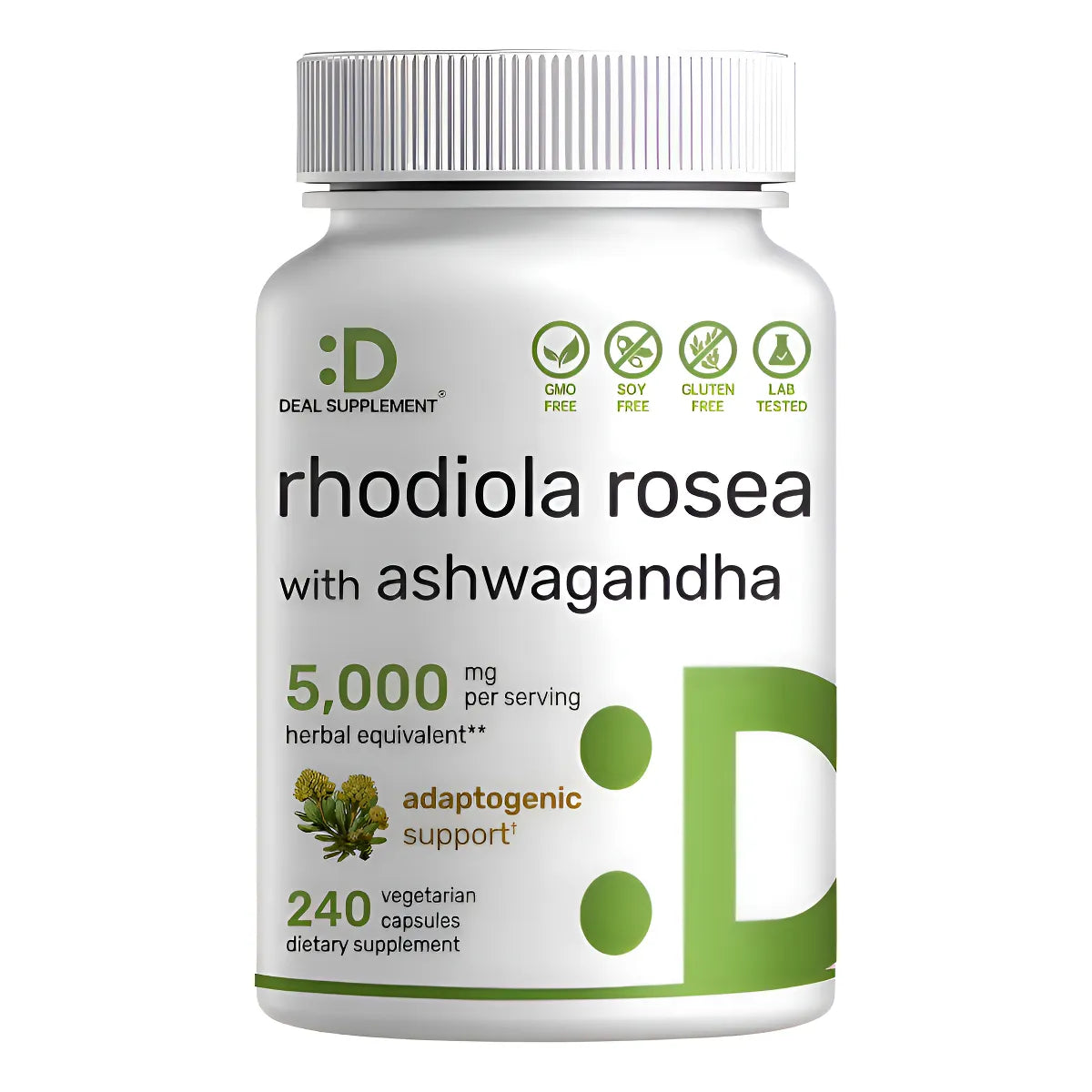 Suplemento En Cápsula Deal Supplement Rhodiola Rosea Y Ashwagandha De 240 Un - Imagen 1
