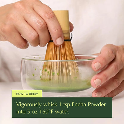 Encha Té Verde Matcha Grado Ceremonial 30g Polvo Orgánico Uji Japón Energía Natural