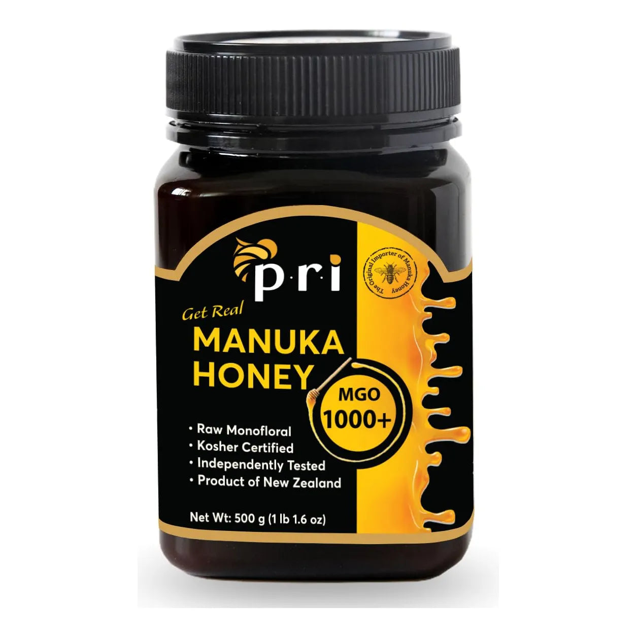 Miel De Manuka Mgo 1000 Natural Cruda 500g Tarro Beneficios Certificados