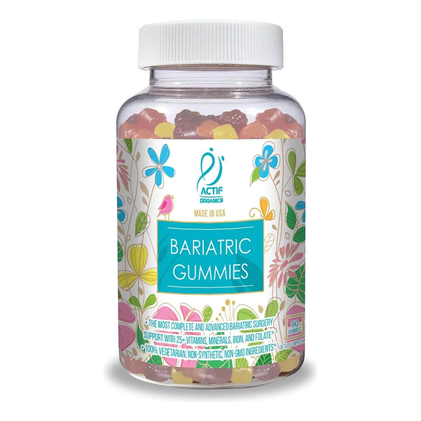 Gomitas Bariatricas Organicas 25 Vitaminas Minerales Perdida Peso