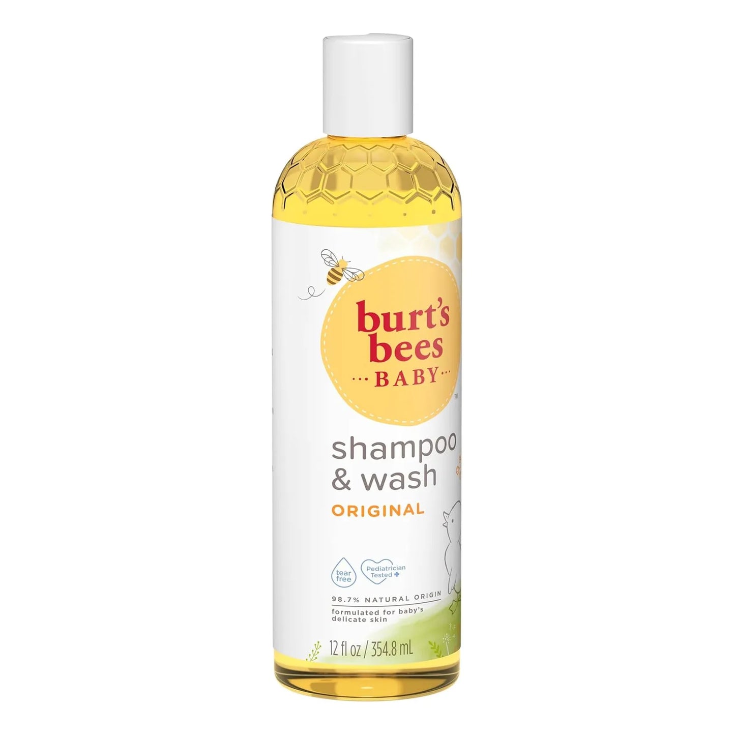 Champú Burt S Bees Bebé Pack X3 Fórmula Natural Sin Lágrimas 350 Ml