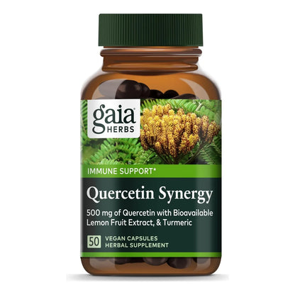 Quercetina Synergy Apoyo Inmunidad Extracto Fruta Limón 50 Cápsulas Veganas