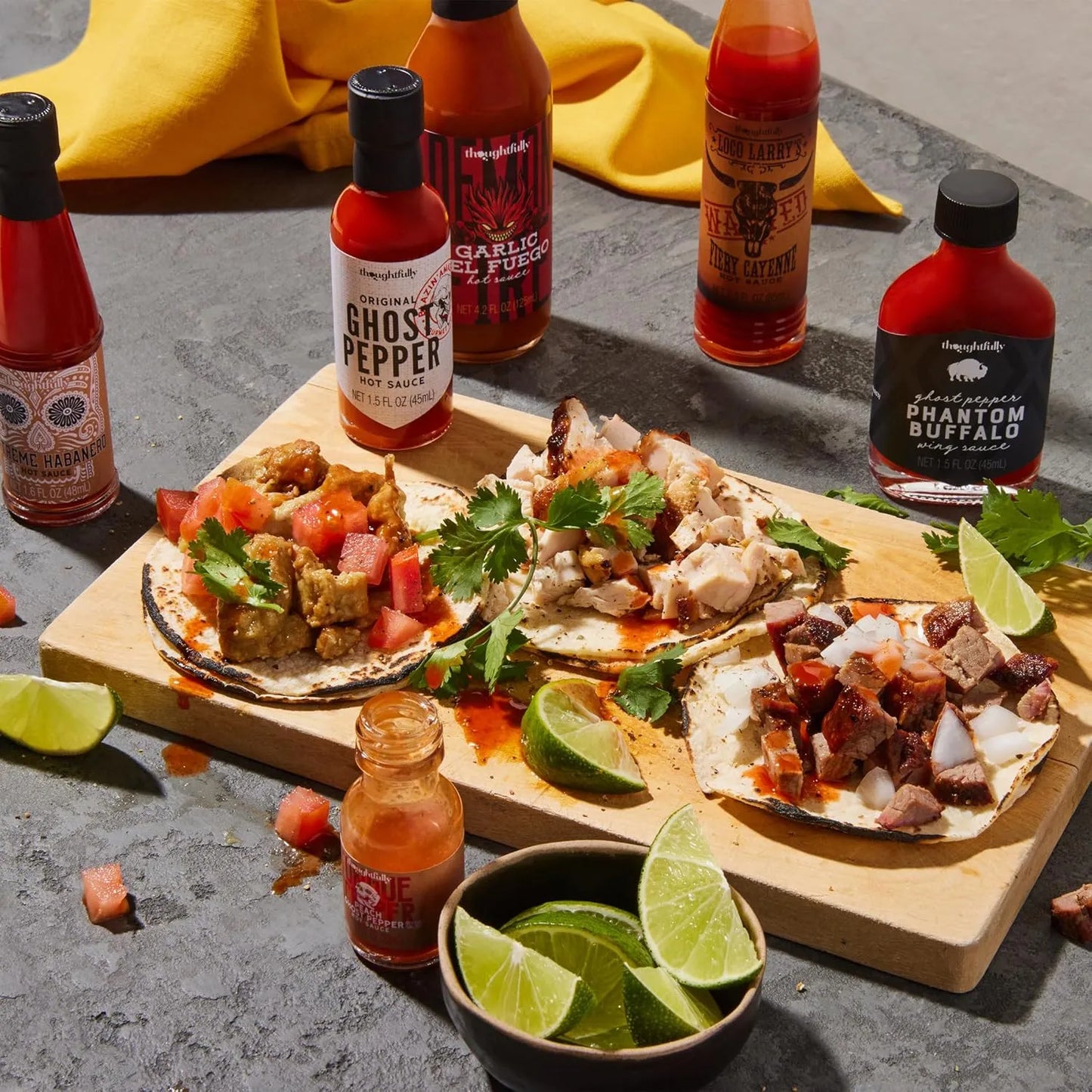Juego De Regalo Salsa Picante Thoughtfully Regalos 10 Sabores Gourmet