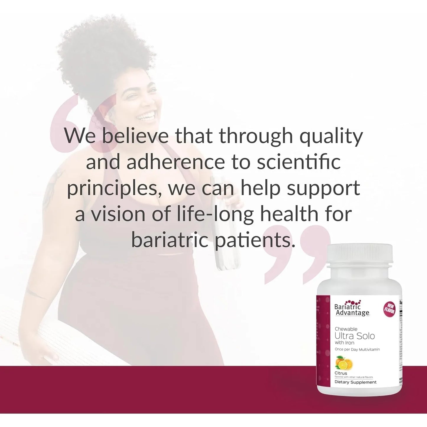 Multivitaminico Masticable Bariatric Advantage Ultra Solo Con Hierro Para Pacientes Bariatricos