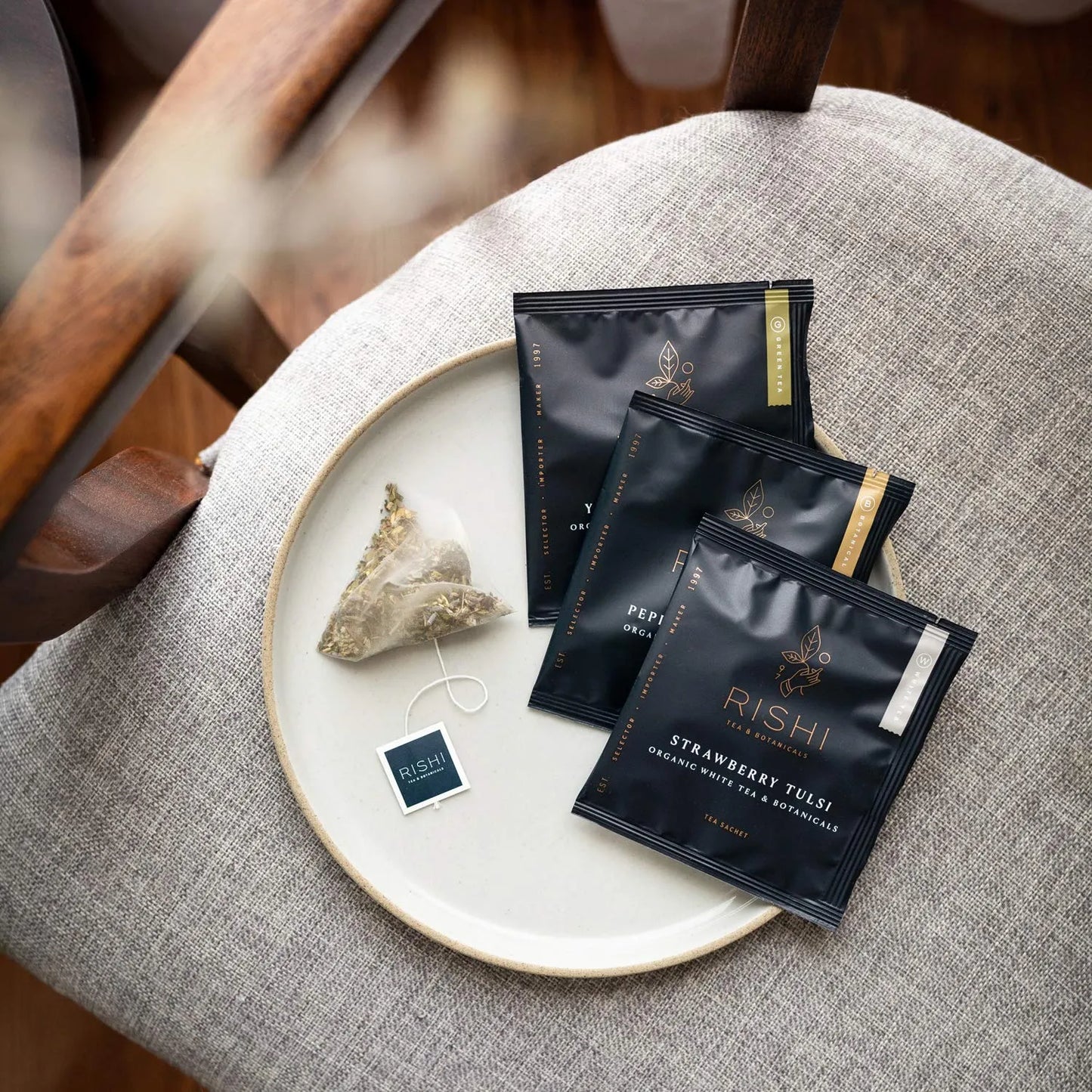 Té Negro Masala Chai Orgánico En Bolsitas 50 Unidades Energizante Y Aromatico