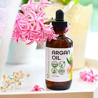Aceite De Argan 100 Puro Crecimiento Del Cabello Premium Nature 118 Ml