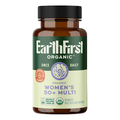 Multivitamínico Orgánico Mujeres 50+ 30 Tabletas Huesos Corazón USDA