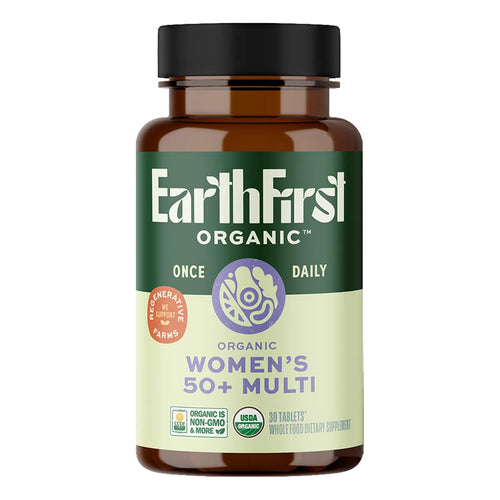 Multivitamínico Orgánico Mujeres 50+ 30 Tabletas Huesos Corazón USDA