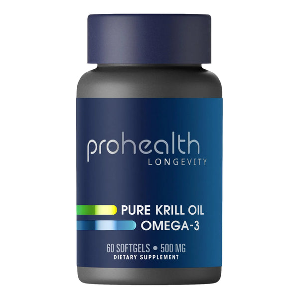 Aceite De Krill Omega 3 Puro 500 Mg 60 Capsulas Blandas Importado Estados Unidos