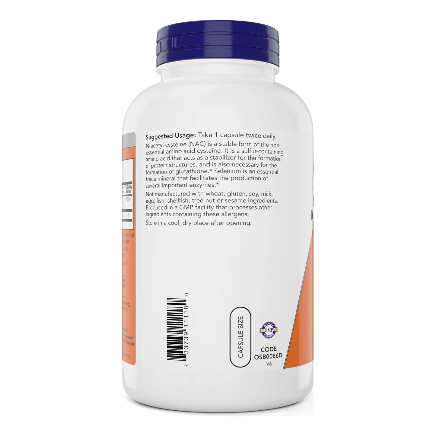 Now NAC 600 Mg Con Selenio 400 Cápsulas Vegetales Paquete De 2 Antioxidante Poderoso