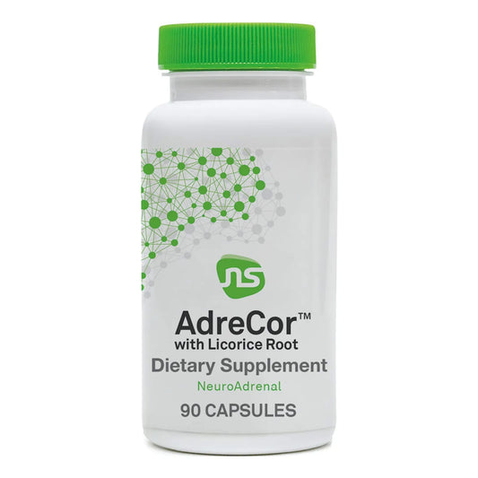 AdreCor Complejo Suprarrenal Con Raiz De Regaliz Y Rodiola 90 Capsulas Aumenta Energia