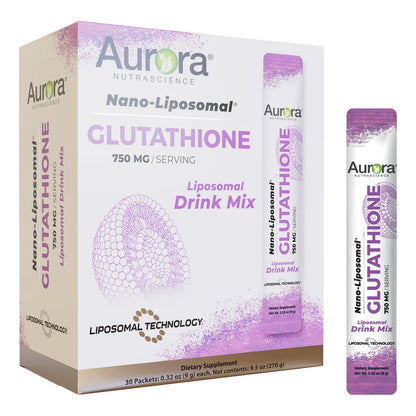 Mezcla De Bebida De Glutatión En Polvo Nano Liposomal 750 Mg Aurora Nutrascience Apoyo Inmunológico