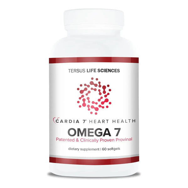 Cardia 7 Heart Health Omega 7 Suplemento Cardiaco Sin Olor a Pescado 60 Geles