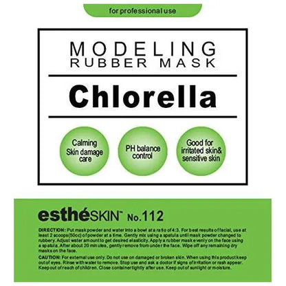Máscara De Modelado De Chlorella En Polvo Tratamiento Facial Profesional 35 Onzas