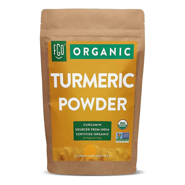 Cúrcuma Orgánica En Polvo 100 Cruda 2 Libras Certificada USDA Organic India