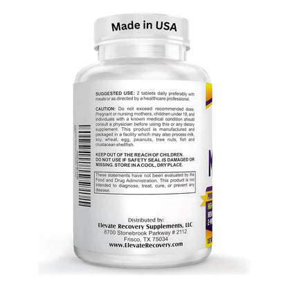 Multimineral Natural 72 Oligominerales Alta Potencia 120 Tabletas Suplemento Completo