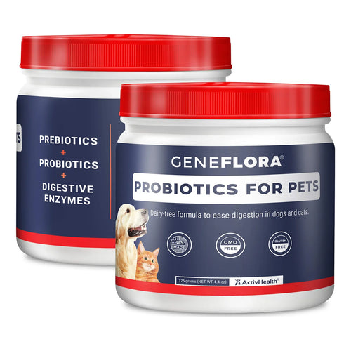 Geneflora Enzimas Digestivas Y Probióticos Para Mascotas 125 Mg 120 Porciones