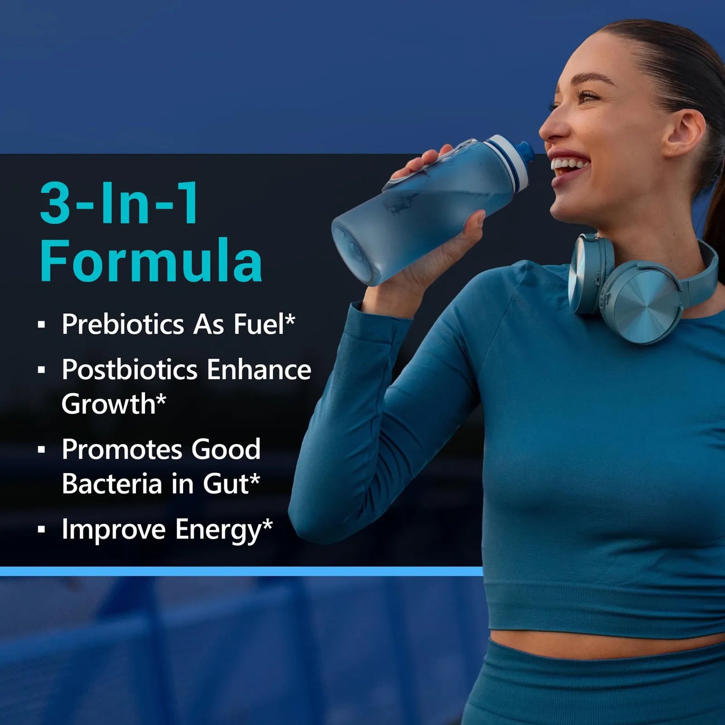 Probiótico 60 Mil Millones UFC Mezcla Triple 8 Cepas Con Prebióticos Digestión E Inmunidad