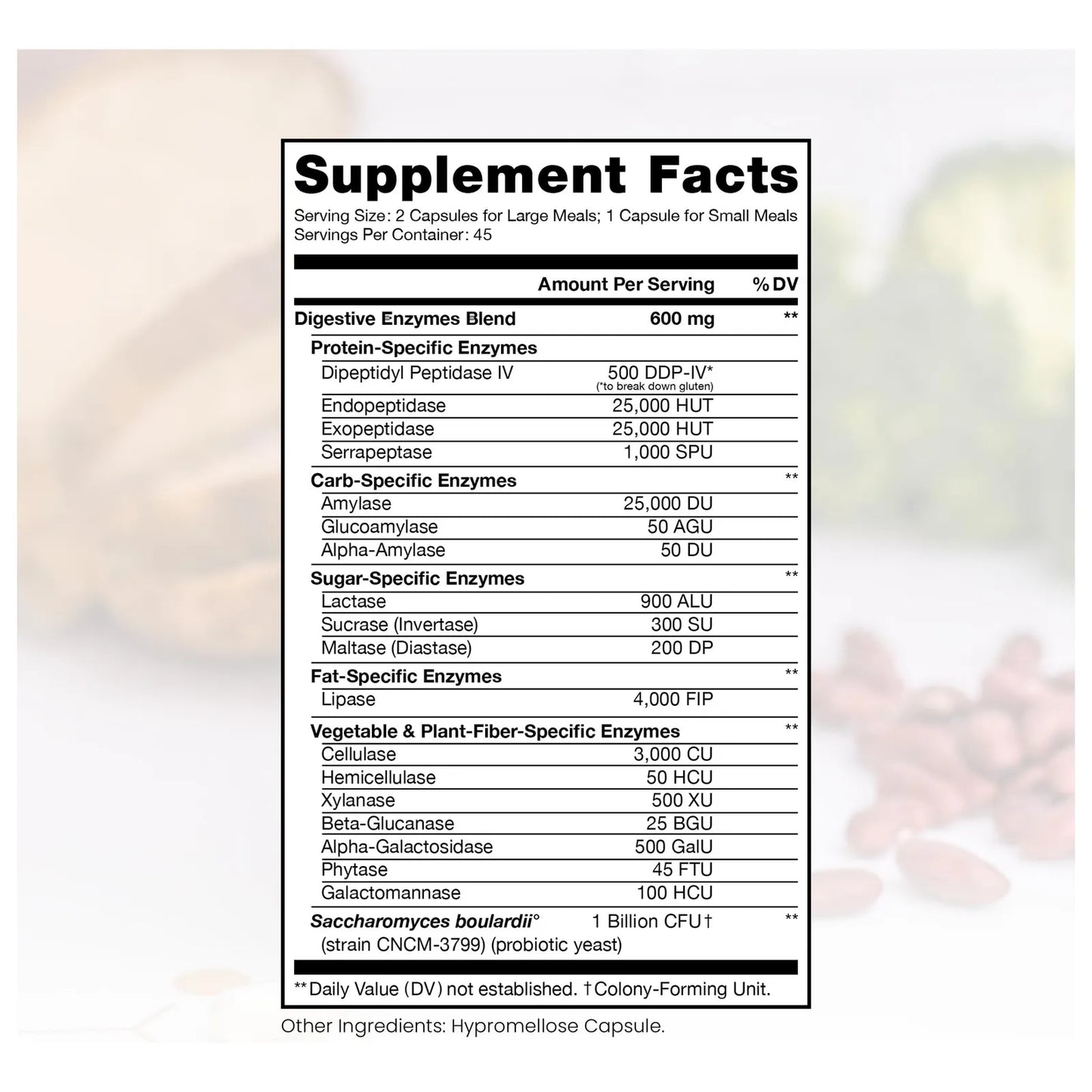 Elite Enzymes Enzimas Digestivas Extra Fuertes Con Saccharomyces Boulardii Para Digestión Y Salud Intestinal
