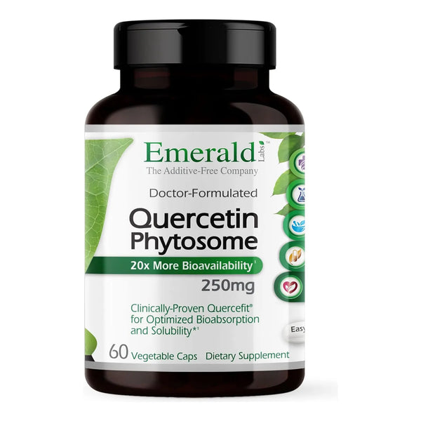 Fitosoma De Quercetina Emerald Labs Apoyo Inmunologico 60 Capsulas Vegano