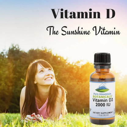 Gotas Líquidas Vitamina D3 Kosher 2000 Ui Aceite Mct Sin Sabor