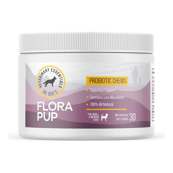 FloraPup Probiótico Para Perros Salud Intestinal Y Sistema Inmune 30 Unidades
