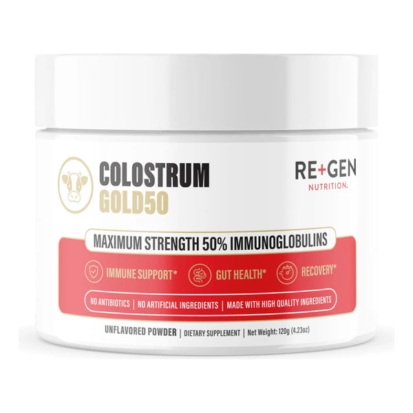 Colostrum Gold 50 Polvo De Calostro Bovino 50 IgG Salud Intestinal E Inmuno