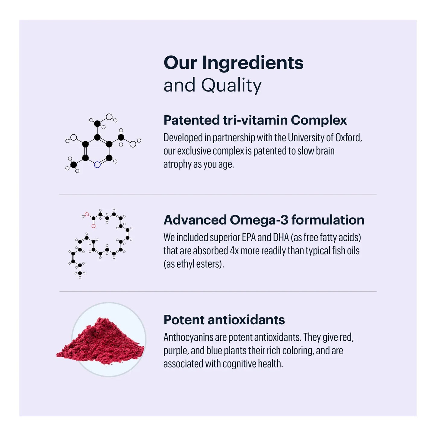 Matter Suplemento Cerebral 30 Porciones Omega 3 DHA Memoria Concentracion