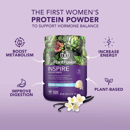 Proteina Vegetal Mujer Bajo Carbohidratos Apoyo Muscular Mag Chocolate Rico Inspire 1 Libra