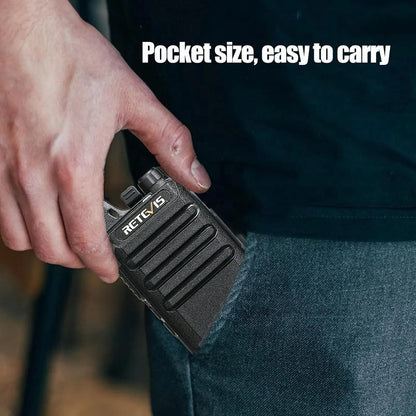 Walkie Talkies Retevis RT22 Largo Alcance Recargables USB C VOX Manos Libres