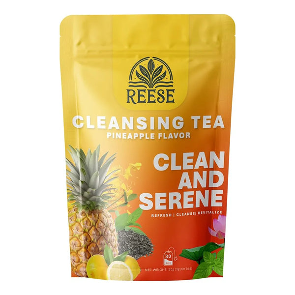 Bebida De Té Limpiadora De Piña Con Probióticos Y Enzimas 30 Bolsas Detox