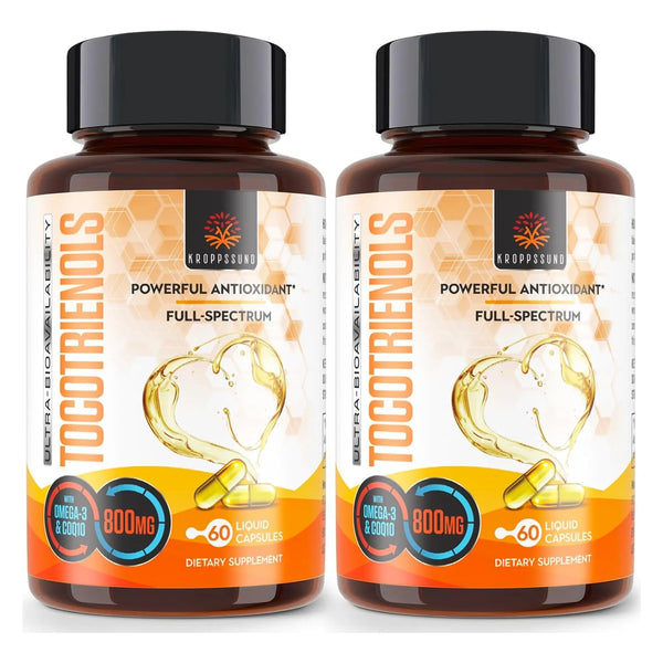 Tocotrienoles 800 Mg Vitamina E Antioxidante Energía Cardiovascular 120 Cápsulas Líquidas